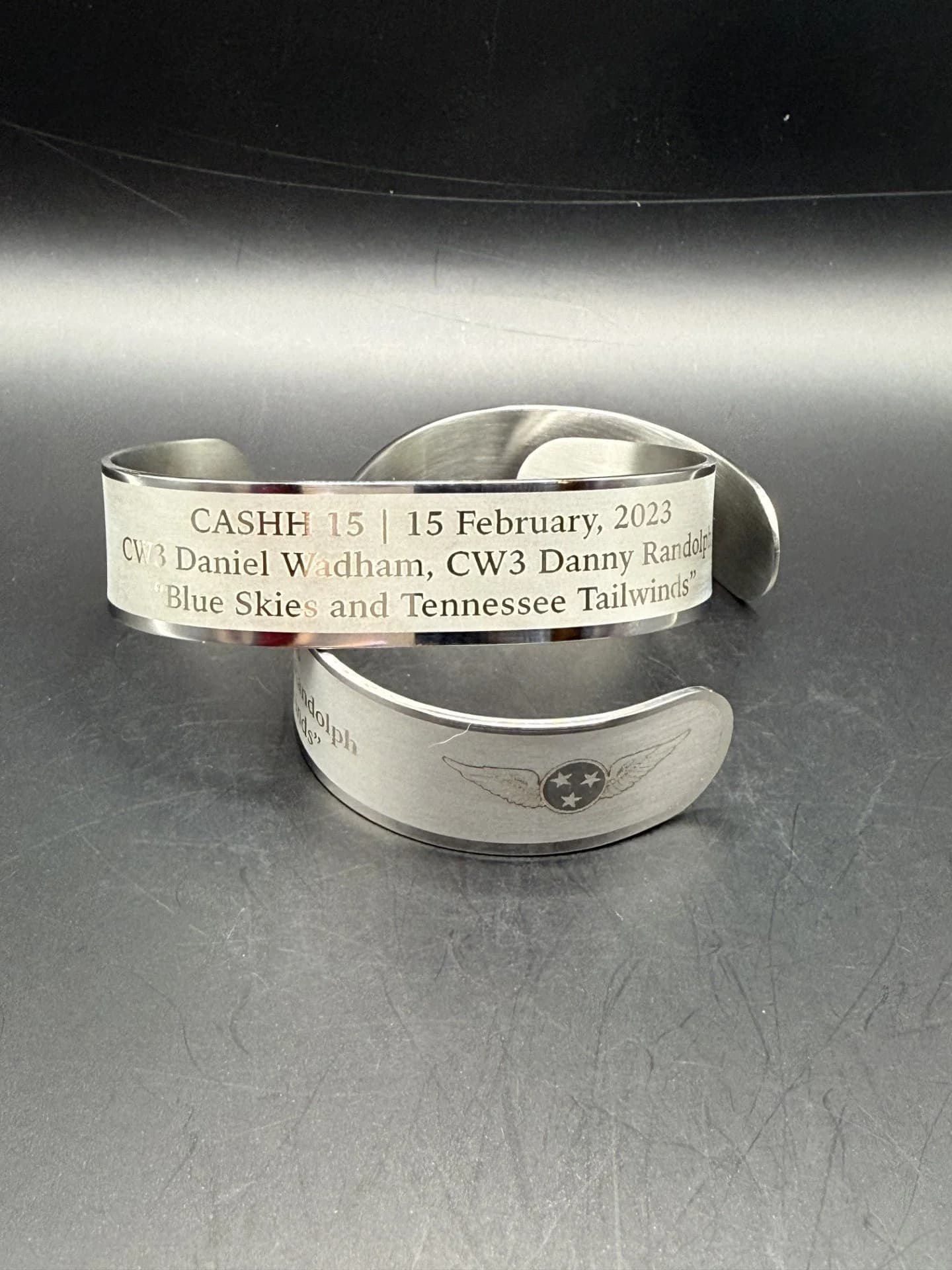 Memorial bracelet honoring CASHH 15