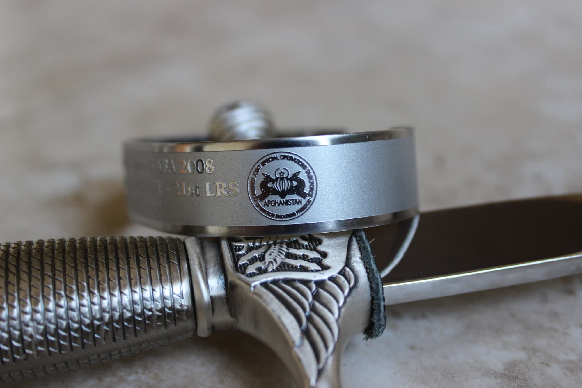 Memorial bracelet honoring Capt David I. Lyon (USAFA '08)