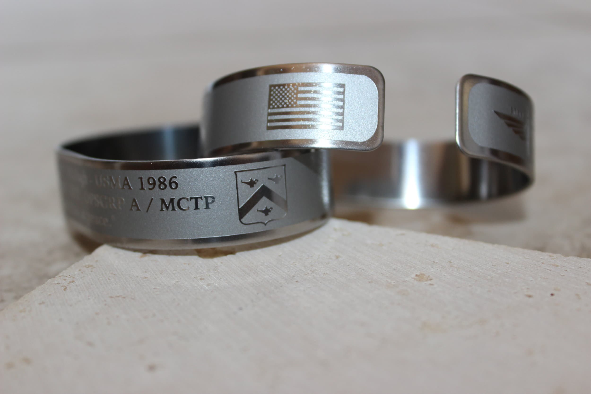 Memorial bracelet honoring COL John M. McHugh (USMA '86)