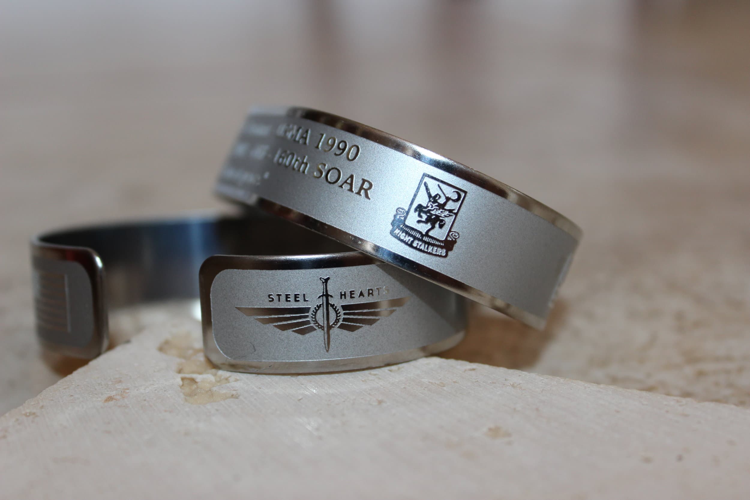 Memorial bracelet honoring MAJ Curtis D. Feistner (USMA '90)