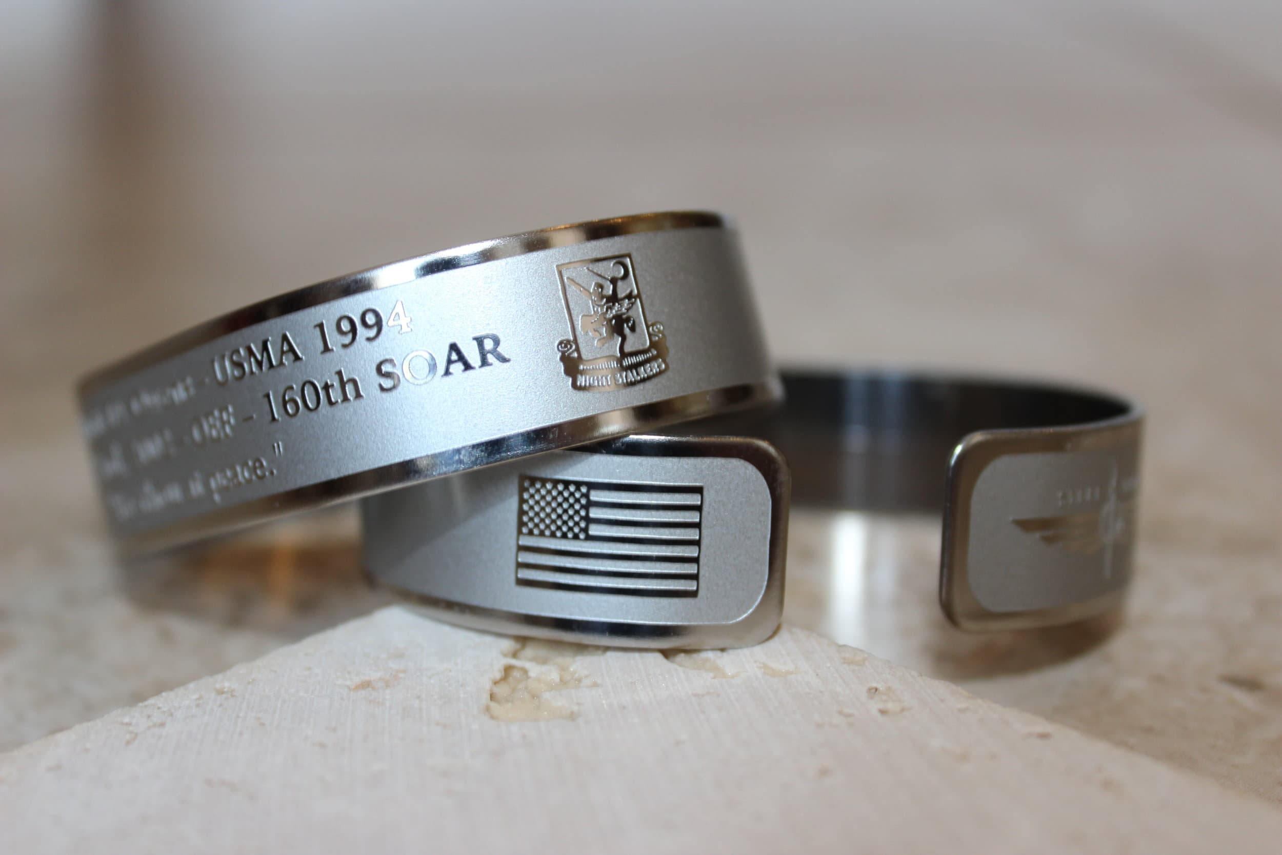 Memorial bracelet honoring CPT Bartt D. Owens (USMA '94)