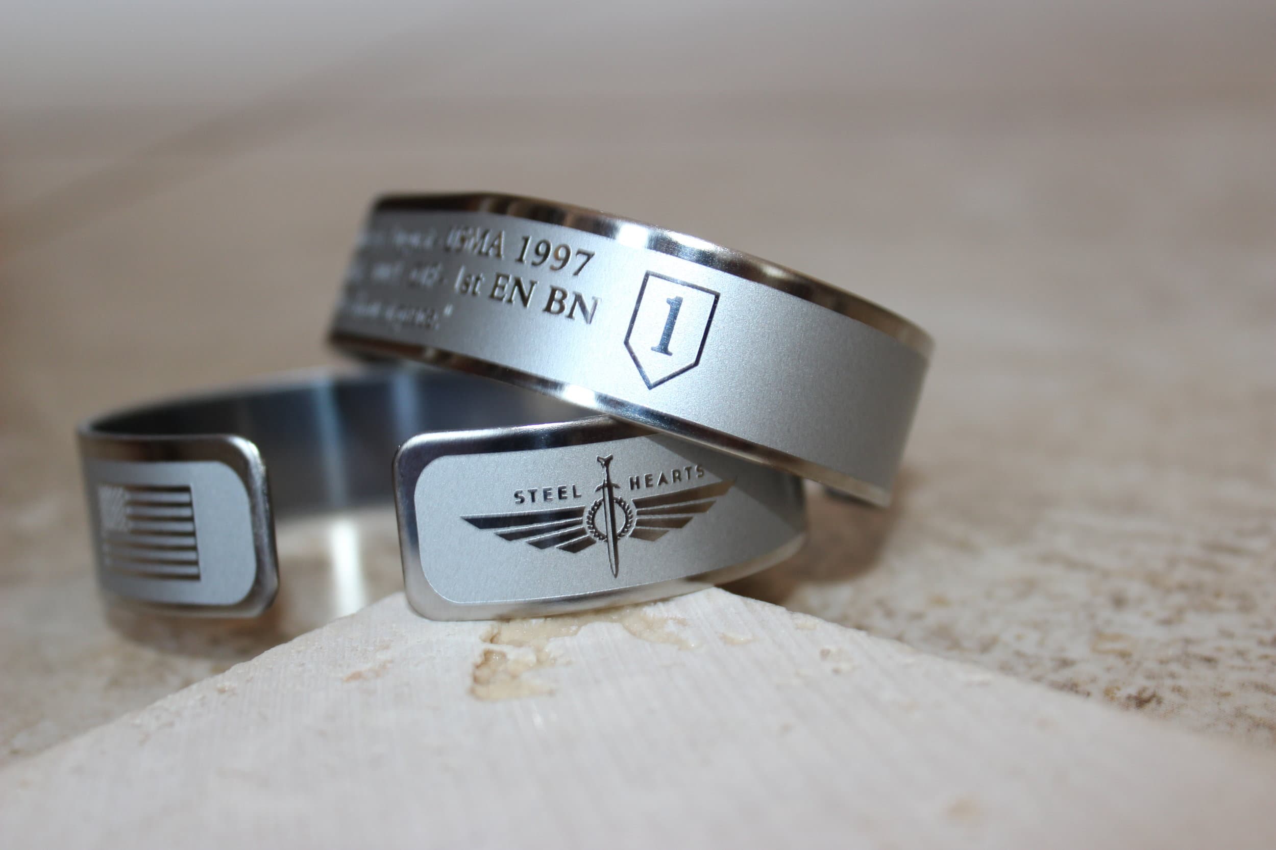 Memorial bracelet honoring CPT Matthew J. August (USMA '97)