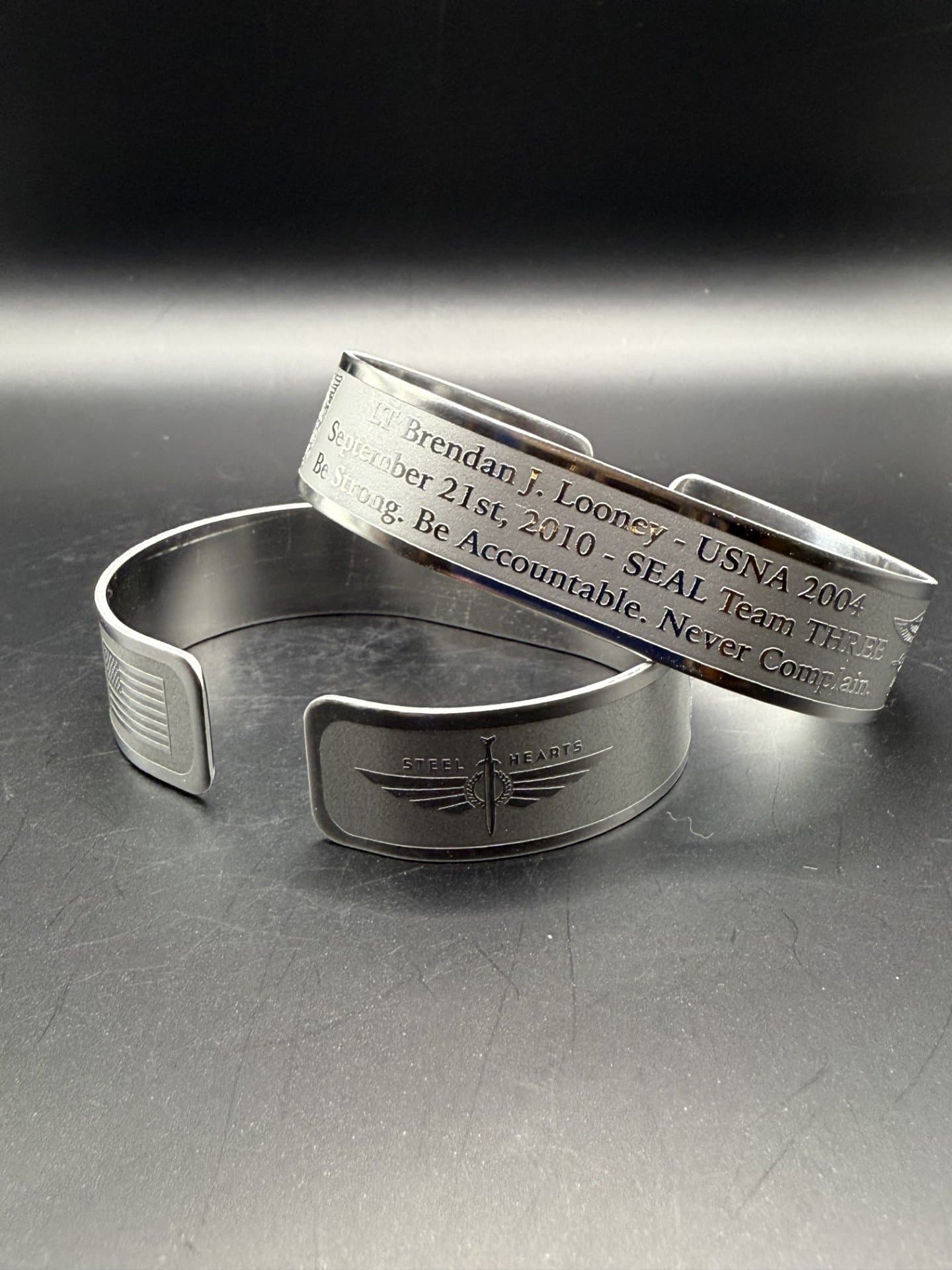 Memorial bracelet honoring LT Brendan J. Looney (USNA '04)