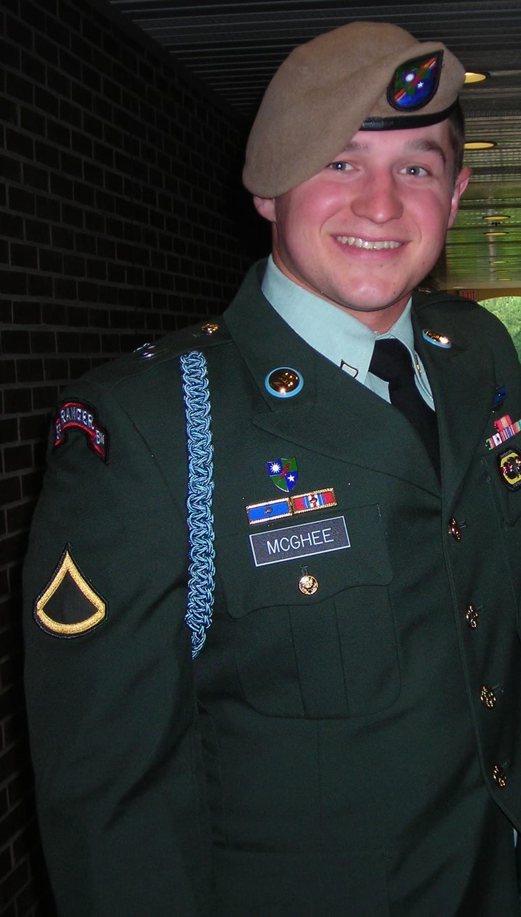Memorial image honoring CPL Ryan Casey McGhee