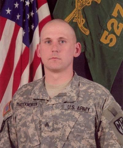 Memorial image honoring SSG Joshua A. Throckmorton