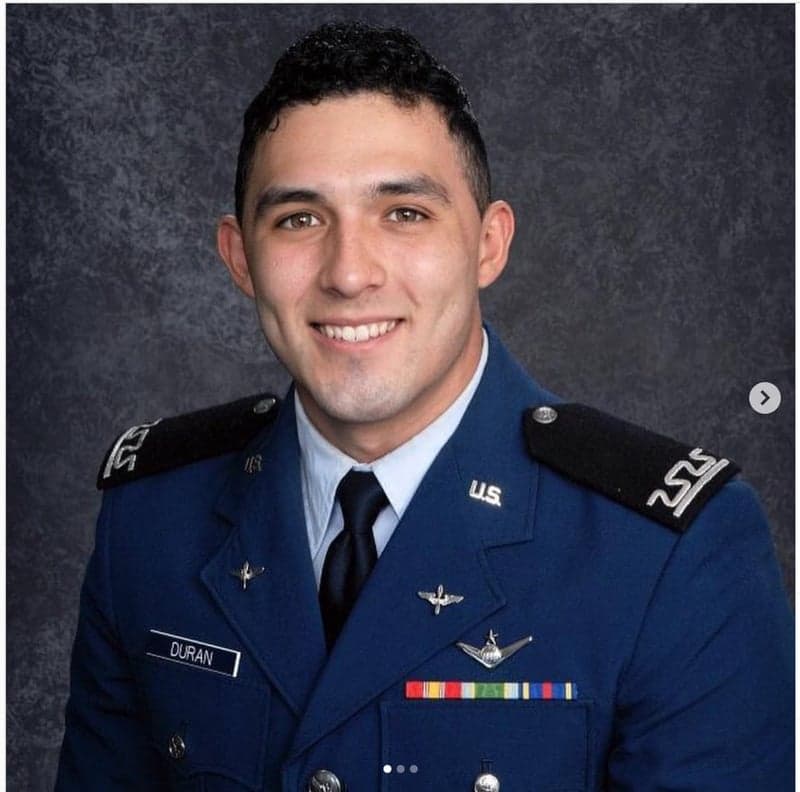 Memorial image honoring C2C Nick Duran (USAFA '23)