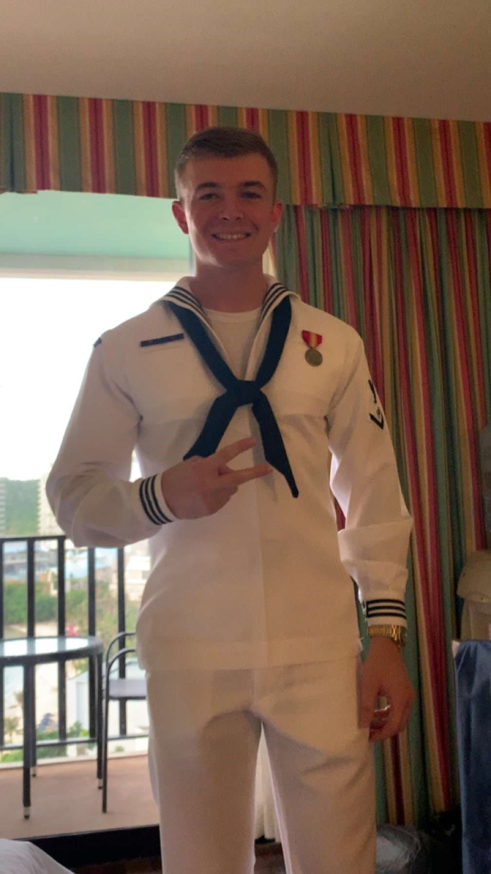 Memorial portrait of ETN2 (SS) Jacob Andrew Sheler