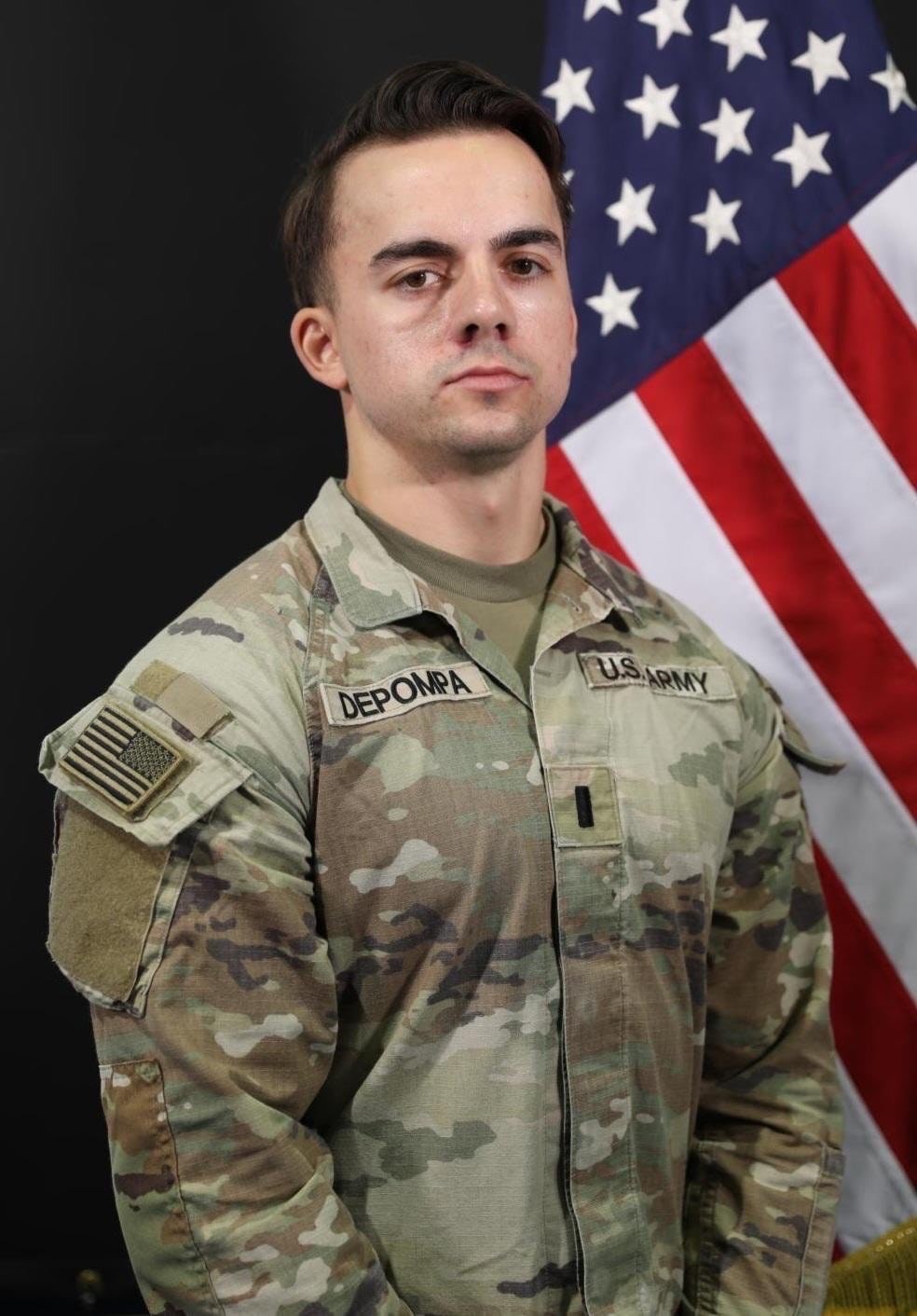 Memorial image honoring 1LT Robert A. Depompa