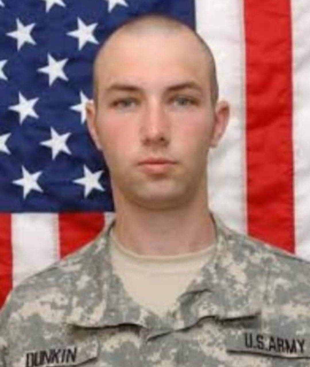 Memorial image honoring SGT Shawn M. Dunkin