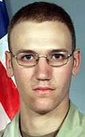 Memorial image honoring PFC Aaron J. Rusin