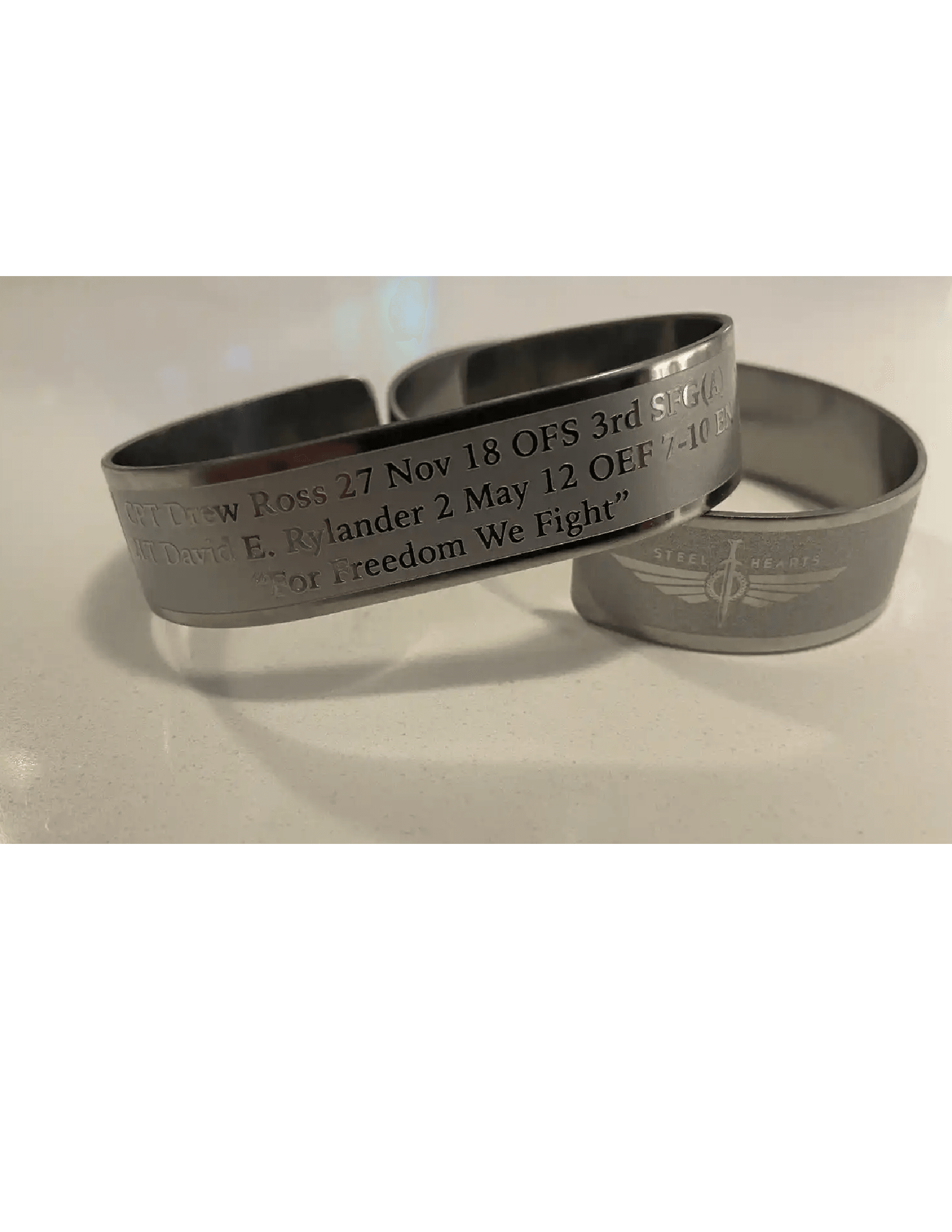 Memorial image honoring USMA 2011 Class Bracelet