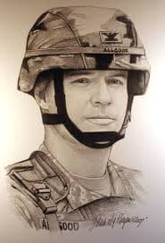 Memorial image honoring COL Brian D. Allgood, MD (USMA '82)