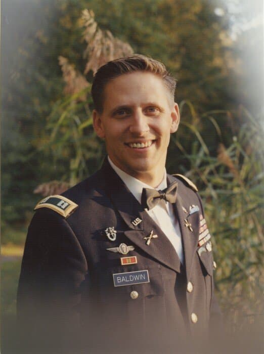 Memorial image honoring MAJ (R) Darren R. Baldwin (USMA '98)