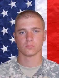 Memorial portrait of SPC Matthew Cory Bowe