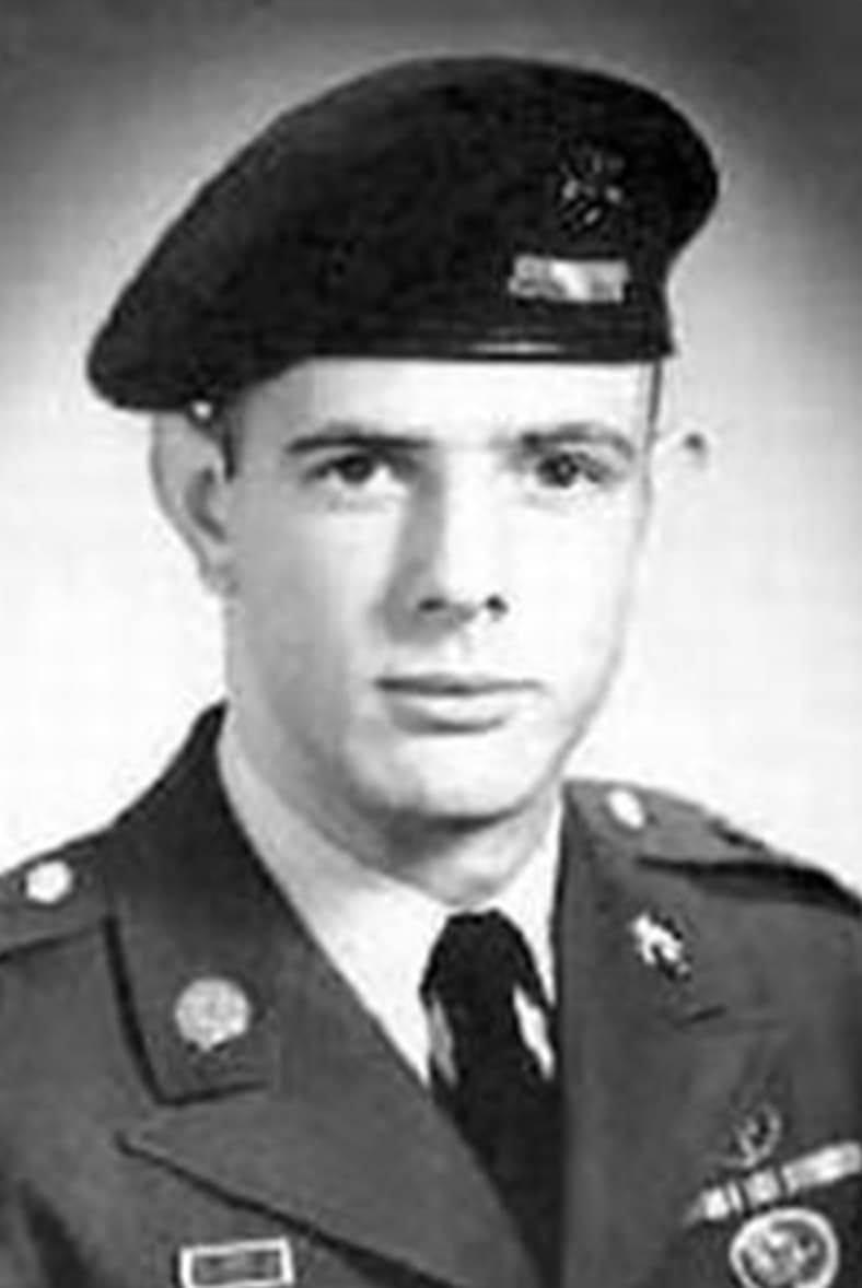Memorial image honoring SP4 Keith Campbell
