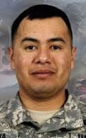 Memorial portrait of SGT Israel Garcia