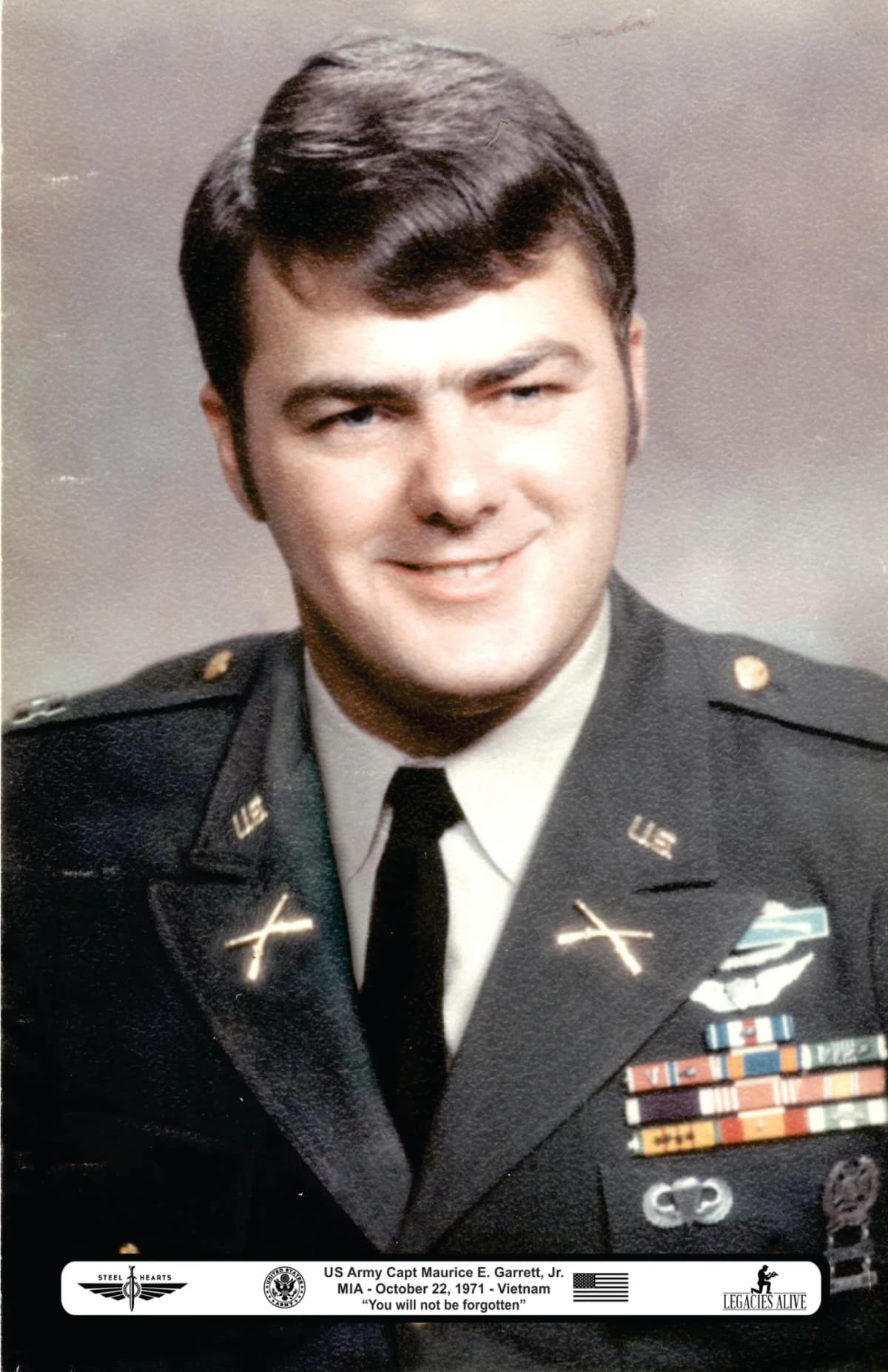 Memorial image honoring CPT Maurice E. Garrett Jr.