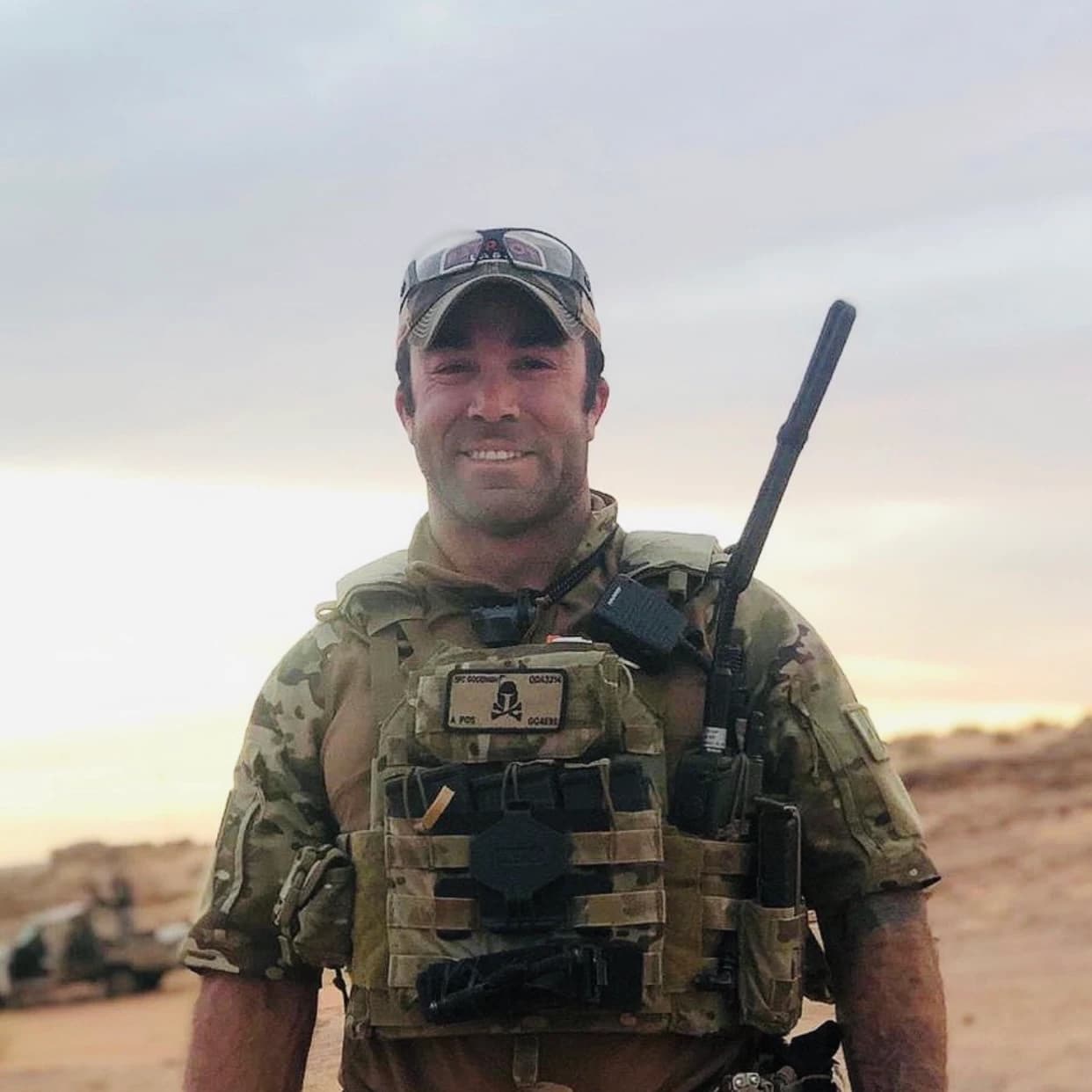 Memorial portrait of MSG Nathan L. Goodman