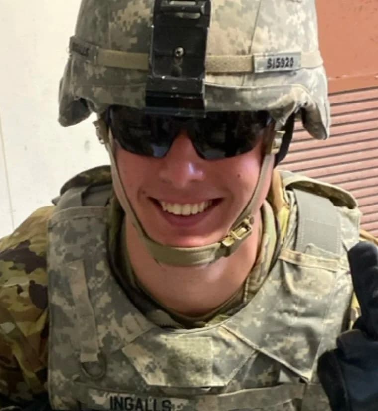Memorial image honoring PFC Sean Ingalls