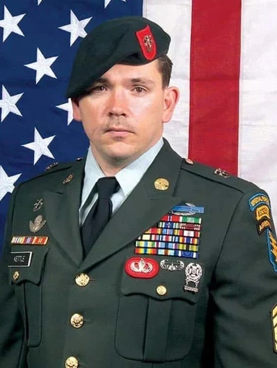 Memorial portrait of SFC Jeffrey D. Kettle