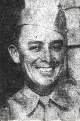 Memorial portrait of PFC Benjamin F. Laughton Jr.