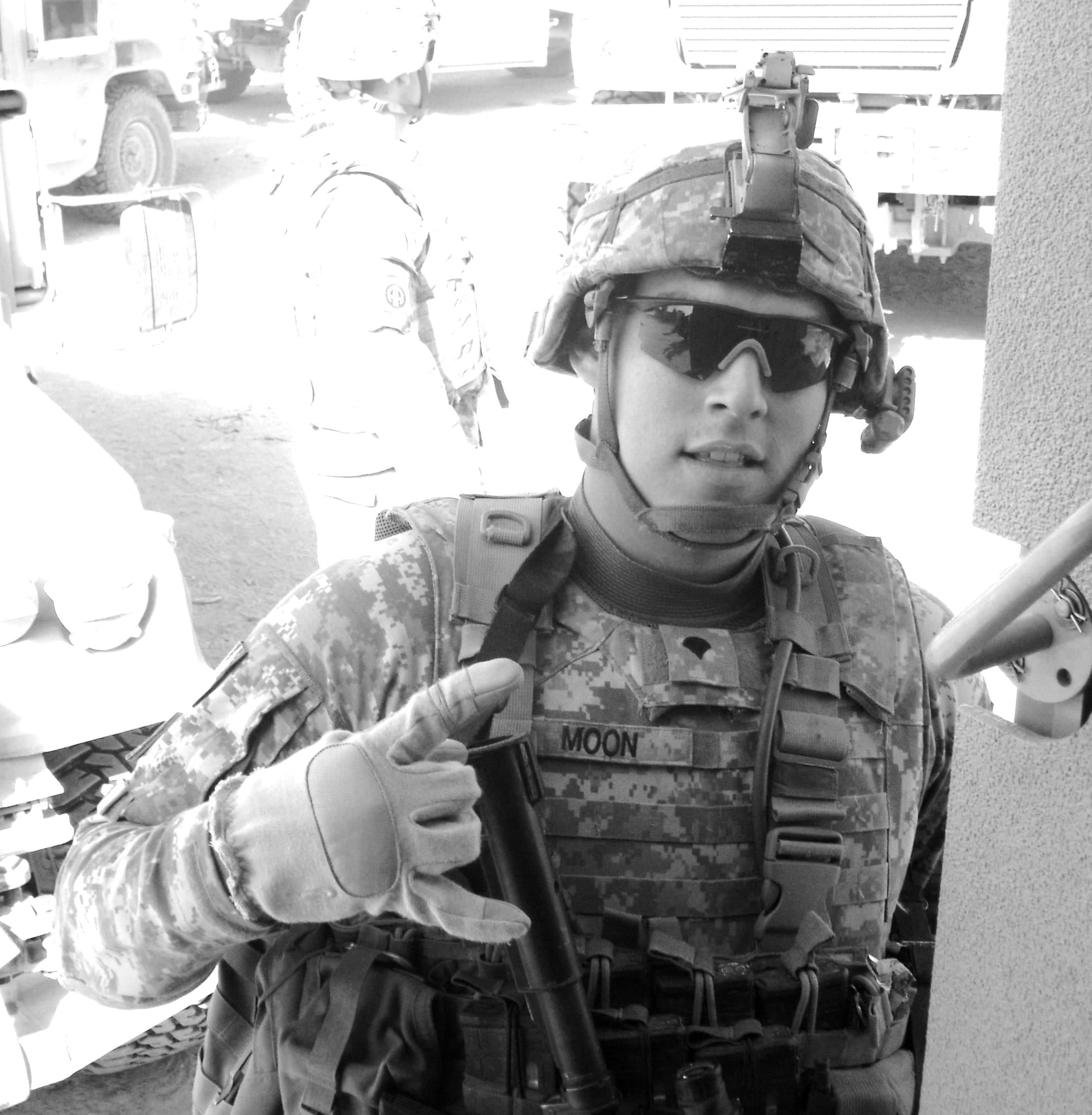 Memorial portrait of SPC Christopher J. Moon