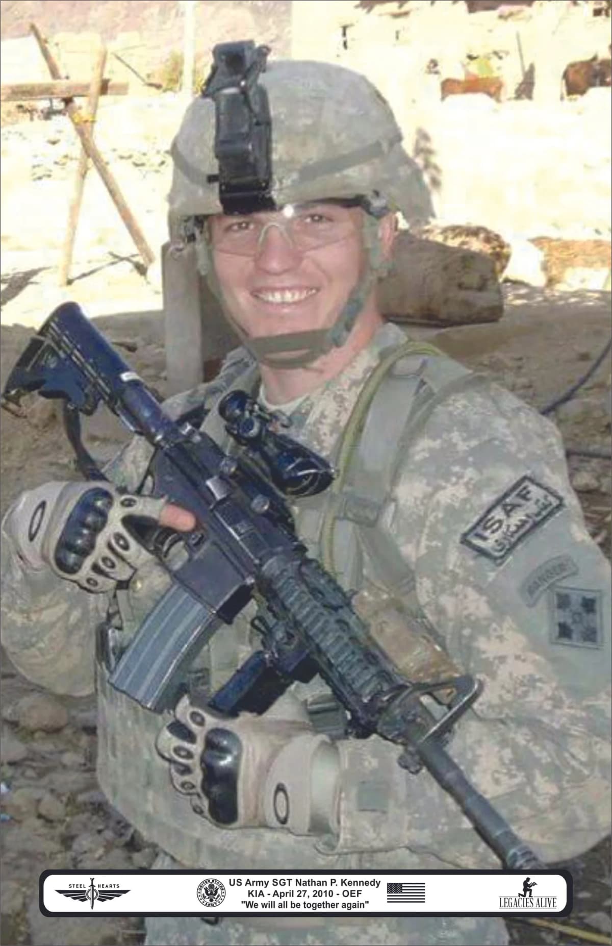Memorial image honoring SGT Nathan P. Kennedy