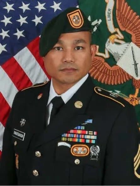 Memorial portrait of SFC Reymund "Rey" Transfiguracion