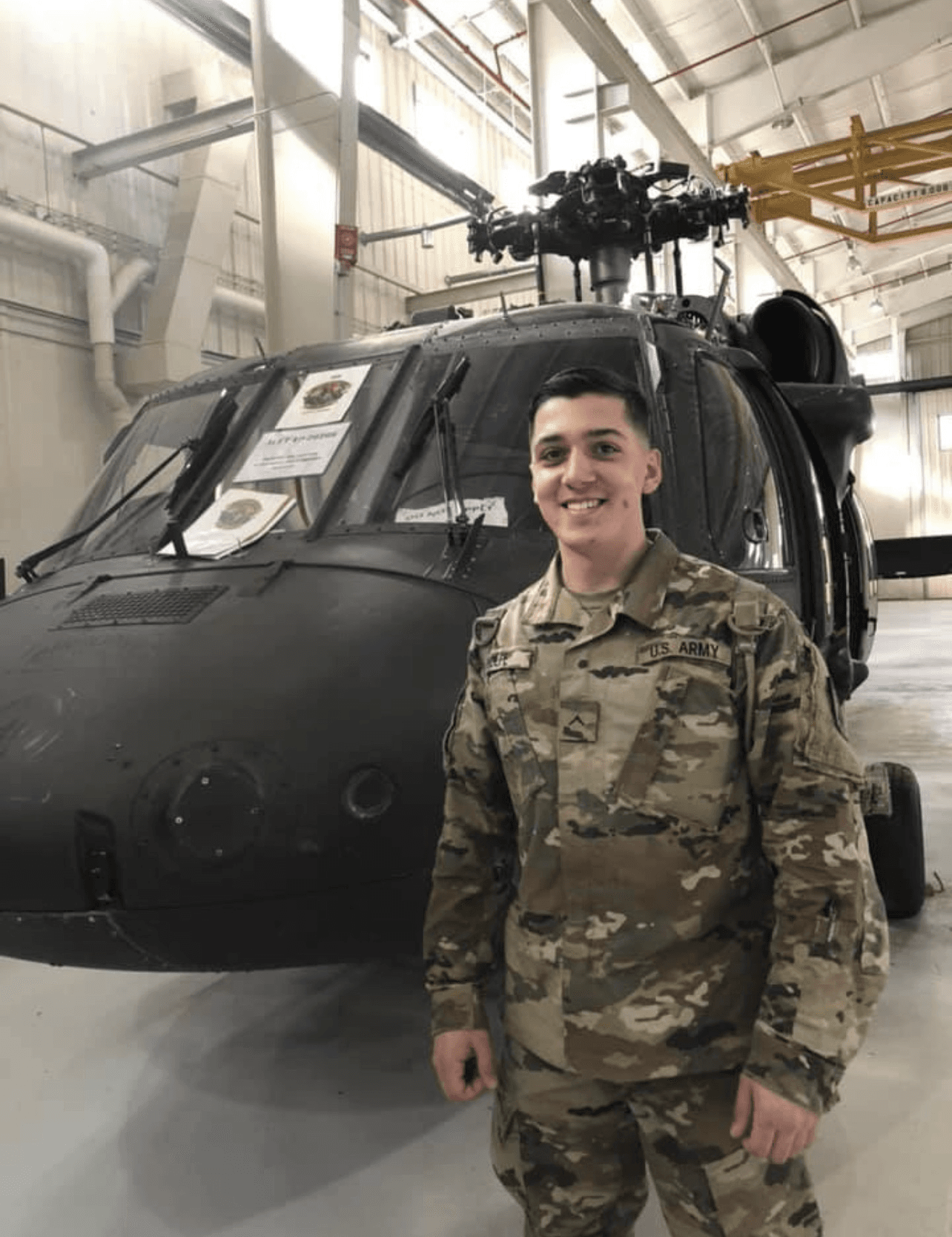 Memorial portrait of SGT Cade M. Wolfe