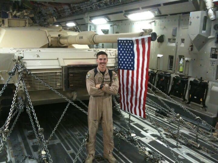 Memorial portrait of 1st Lt David "MEZr" Schmitz (USAF)