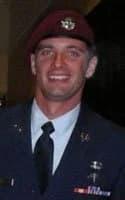 Memorial portrait of SrA Benjamin Daniel White