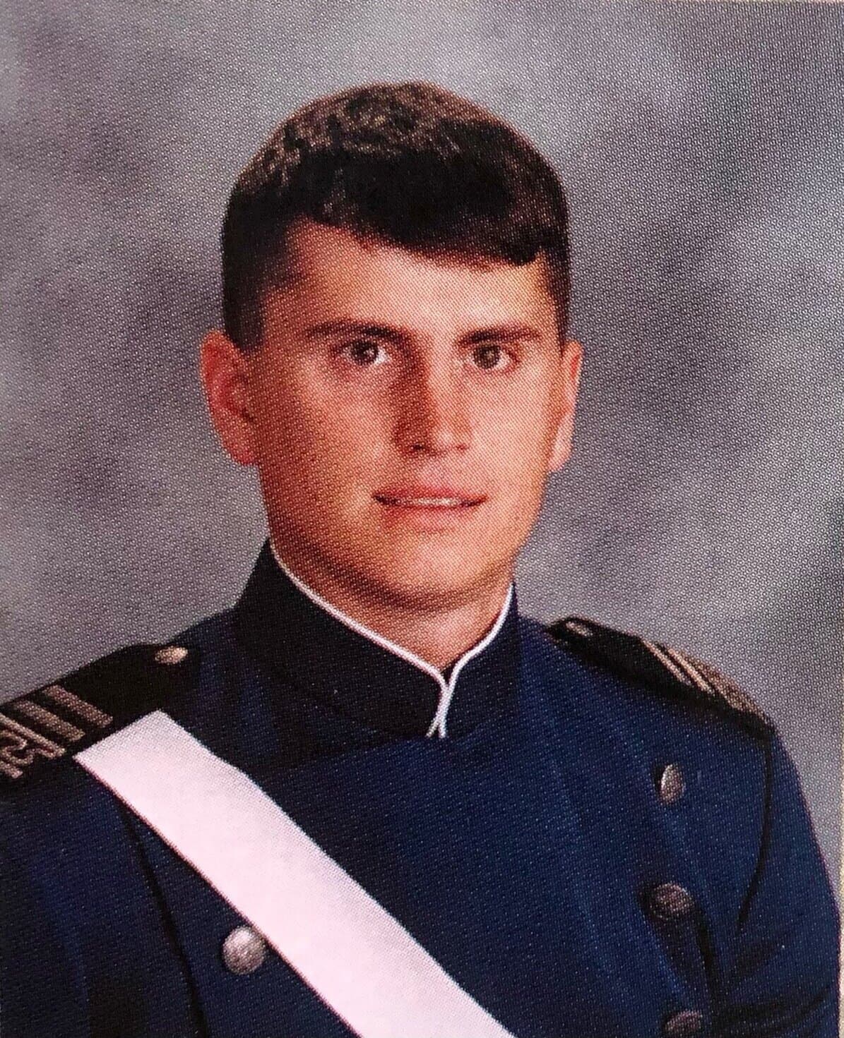 Memorial image honoring Lt Col Nicholas "Scooter" Hamilton (USAFA '00)