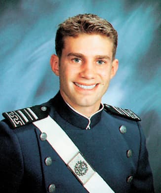Memorial portrait of Capt Mark "Pitbull" McDowell (USAFA '05)