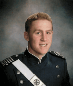 Memorial portrait of Capt James "Mano" Steel (USAFA '06)