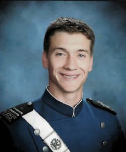 Memorial portrait of LCDR J. Brice "Drama" Johnson (USAFA '07)