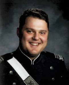Memorial portrait of 1st Lt Justin J. Wilkens (USAFA '09)