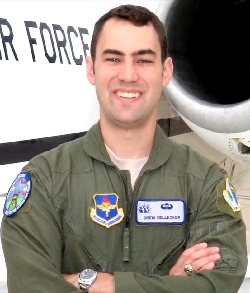 Memorial image honoring Capt Frederick D. Dellecker (USAFA '13)