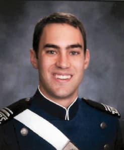 Memorial portrait of Capt Frederick D. Dellecker (USAFA '13)