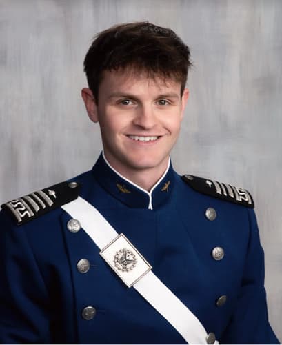 Memorial portrait of C1C Cole Kilty (USAFA '23)