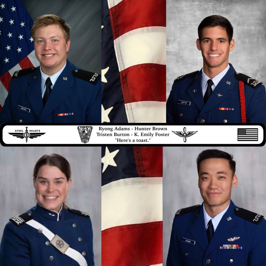 Memorial image honoring USAFA Class of 2025 Memorial Bracelet Set