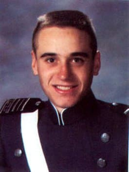 Memorial portrait of Maj Steven Plumhoff (USAFA '92)