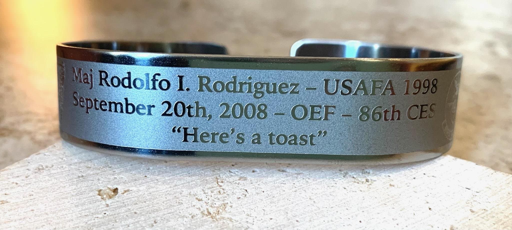 Memorial portrait of Maj Rodolfo I. Rodriguez (USAFA '98)