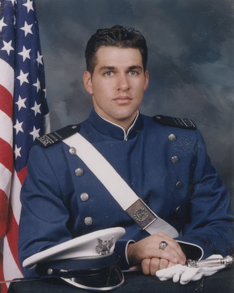 Memorial portrait of Maj David L. Brodeur (USAFA 1999)