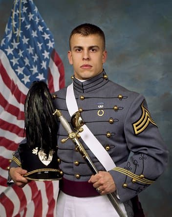 Memorial portrait of CPT Drew N. Jensen (USMA '02)