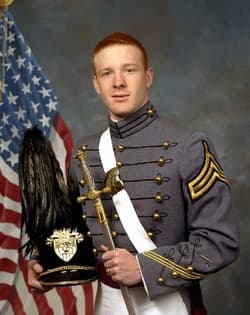 Memorial portrait of 1LT Amos "Camden" R. Bock (USMA '04)