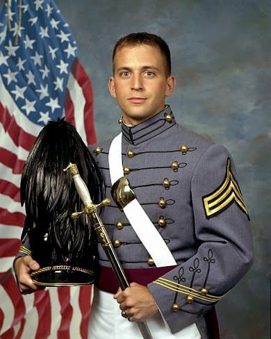 Memorial portrait of 1LT Robert A. Seidel III (USMA '04)