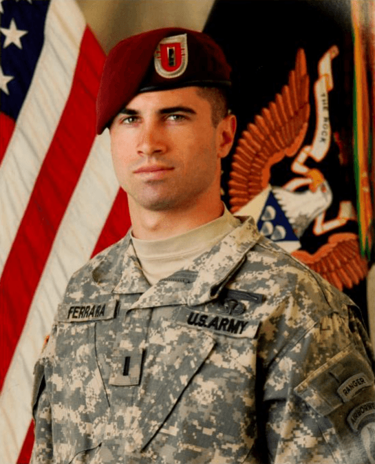 Memorial image honoring CPT Matthew C. Ferrara (USMA '05)