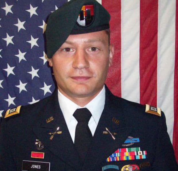 Memorial portrait of CPT Jason B. Jones (USMA '07)