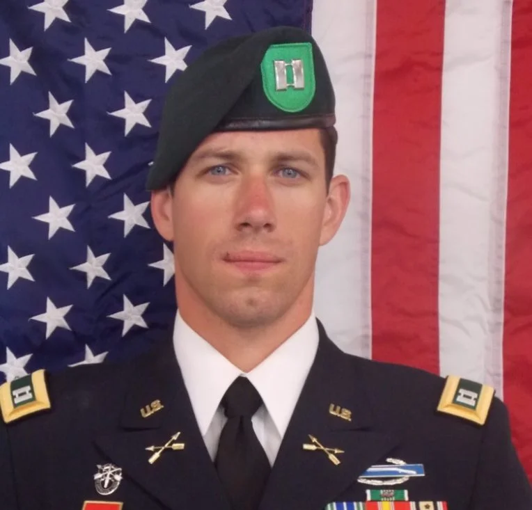 Memorial portrait of MAJ Andrew D. Byers (USMA '08)