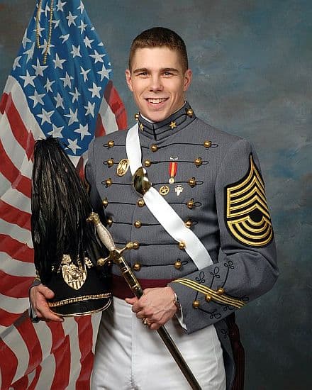 Memorial portrait of 1LT Christopher S. Goeke (USMA '08)
